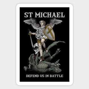 Saint Michael the Archangel defend us in battle Magnet